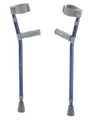 Forearm Crutches Pediatric Blue
