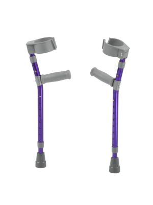 Pediatric Forearm Crutches Purple User Height 4'4