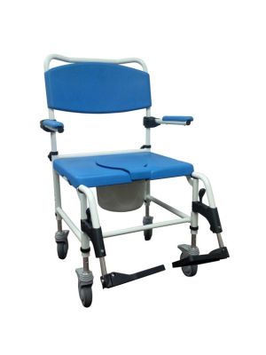 Bariatric Aluminum Rehab Shower Commode Chair