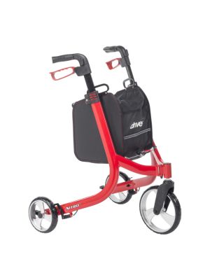 Nitro 3-Wheel Rollator Red