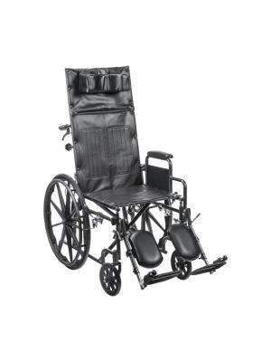 Silver Sport Recliner with Vinyl Upholstery 18