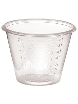 Medicine Cup Graduated Translucent Plastic 1 oz. (30 mL) Case/5000