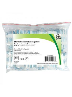 Sterile Conform Bandage Roll 5cm x 4.5m Bag/12