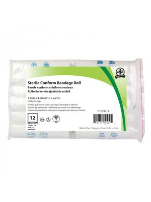 Sterile Conform Bandage Roll 15cm x 4.5m Bag/12