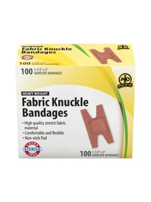 Fabric Knuckle Bandages 7.5 cm x 3.75 cm Box/100