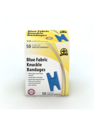 Blue Fabric Knuckle Bandage 1 1/2