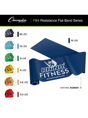4.5 lb Resistance Therapy and Exercise Flat Band Orange Light