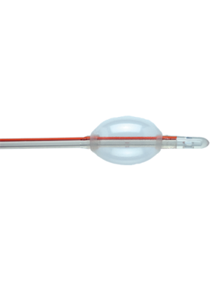 Coloplast AA6324 Folysil 2-Way Indwelling Catheter Tiemann (Coude) Tip 24 FR 15 mL 41cm Latex free 1 Eye Box/5