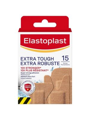 Elastoplast Extra Tough Waterproof Bandages Box/15