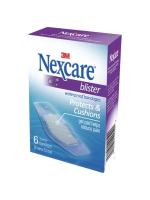 Nexcare Blister Waterproof Bandages Box/6