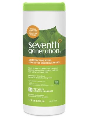 Seventh Generation Disinfecting Wipes Pkg/35