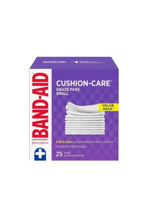 Band-Aid Cushion-Care Gauze Pads Small Value Pack 2