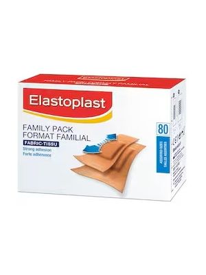 Elastoplast Flexible Fabric Bandages Value Pack 2 Sizes Box/80