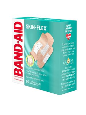 Band-Aid Skin Flex Assorted Bandages Box/60