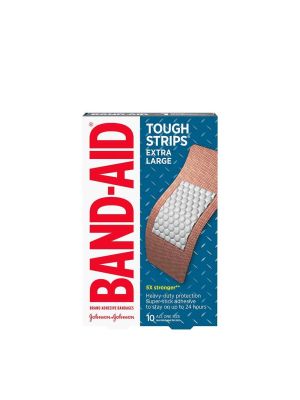 Band-Aid Tough Strips Extra Large Box/10