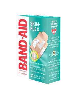 Band-Aid Skin Flex Assorted Bandages Box/20
