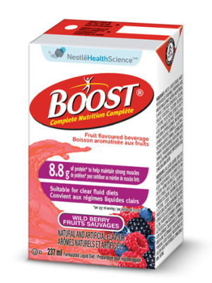 Boost Fruit Flavoured Beverage Wild Berry 237 mL Case/24