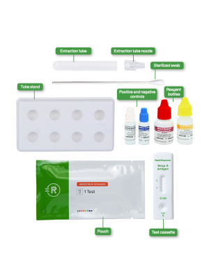 Strep A Rapid Test Device Cassettes with Controls Box/20 Tests