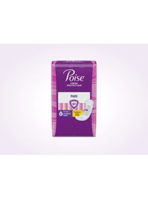 Poise Pads For Bladder Leaks 6 Drop Ultimate Absorbency Long Length Case/84