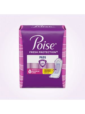 Poise Pads For Bladder Leaks Maximum Absorbency Long Length Case/120
