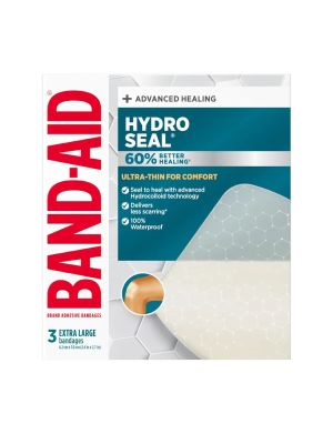Band-Aid Hydro Seal Ultra-Thin Sterile Bandages Extra Large Box/3