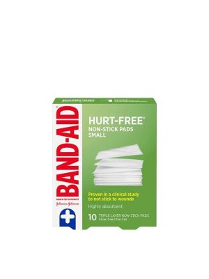 Band-Aid Hurt-Free Non-Stick Pads Small 1.5