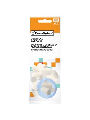 Quiet Foam Ear Plugs 6 Pairs