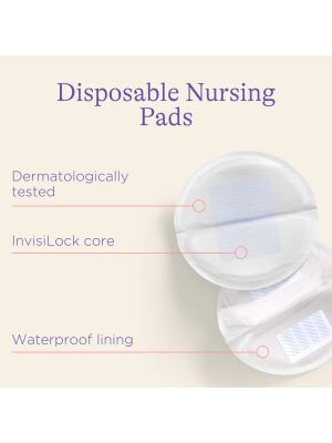Lansinoh Stay Dry Disposable Nursing Pads Box/36