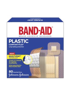 Band-Aid Flexible Fabric Strips Box/80