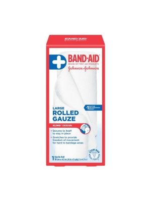 Band-Aid Rolled Gauze Sterile Large 10 cm x 4.5 m Box/1