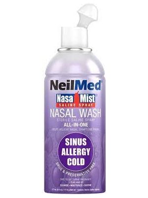 NeilMed Nasa Mist Sterile Saline Spray All-In-One 177 g