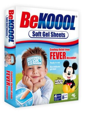 Be Kool Soft Gel Sheets for Kids Pkg/4