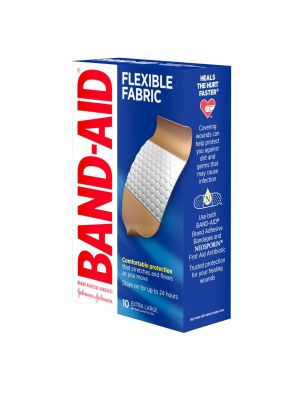 Band-Aid Flexible Fabric Extra Large Box/10