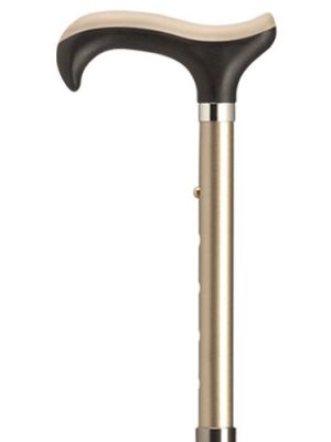 Soft Touch Mini Adjustable Ladies' Cane Champagne