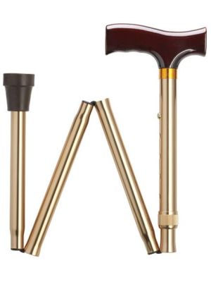 Simply Solid Folding Cane Bronze