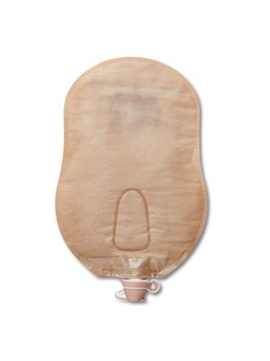 Hollister 84996 Premier One-Piece Urostomy 9 in Pouch Convex Flextend Barrier Tape Enhanced Design Beige Opening 1-1/4