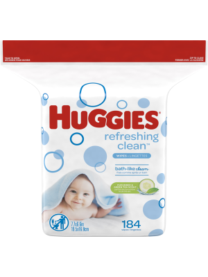 Huggies Refreshing Clean Baby Wipes Pkg/184