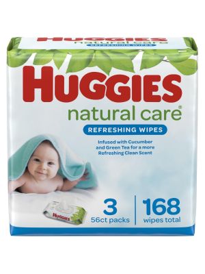 Huggies Natural Care Refreshing Wipes Pkg/168