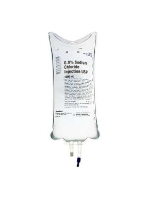 Normal Saline Solution 0.9% for Injection 1000 mL Box/12