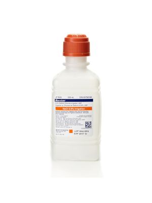 0.9% Sodium Chloride For Irrigation Pour Bottle 500 mL