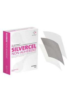 Silvercel Non-Adherent Hydro-Alginate Antimicrobial Dressing with Silver 5 cm x 5 cm Box/10