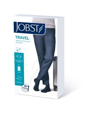 Jobst Travel Socks Knee High Closed Toe 15-20 mmHg