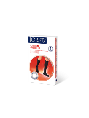 Jobst forMen Ambition Knee High Long Style SoftFit Band Closed Toe 20-30 mmHg