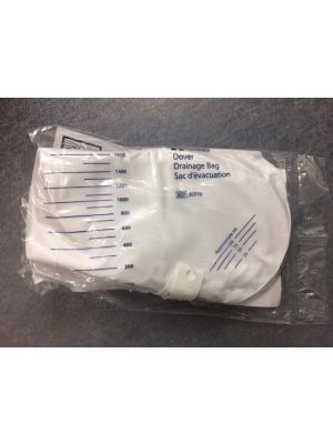 Kendall 30510 Covidien Dover Curity Drainage Bag Sterile 2000mL Each