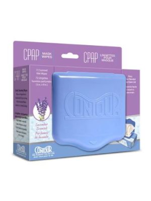 Contour Flat Pack CPAP Wipes Lavender Scent Pkg/72