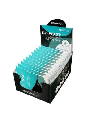 CPAPology EZ-PEAZY CPAP Wipes Unscented Travel Pack Box/12