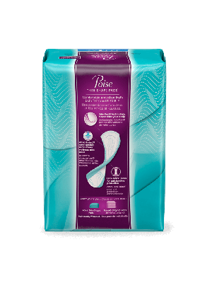 Poise Thin-Shape Pads Moderate Protection Bag/66