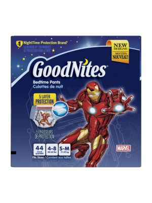 GoodNites Boys NightTime Underwear S/M Pkg/44