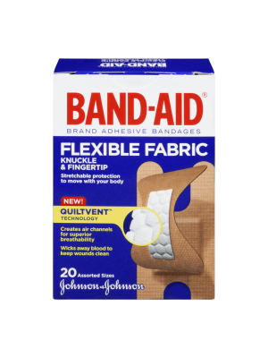 Band-Aid Knuckle & Fingertip Bandages Box/20