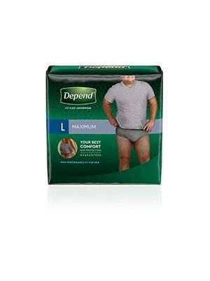 Depend Fit-Flex Underwear for Men Maximum Absorbency Large Pkg/17